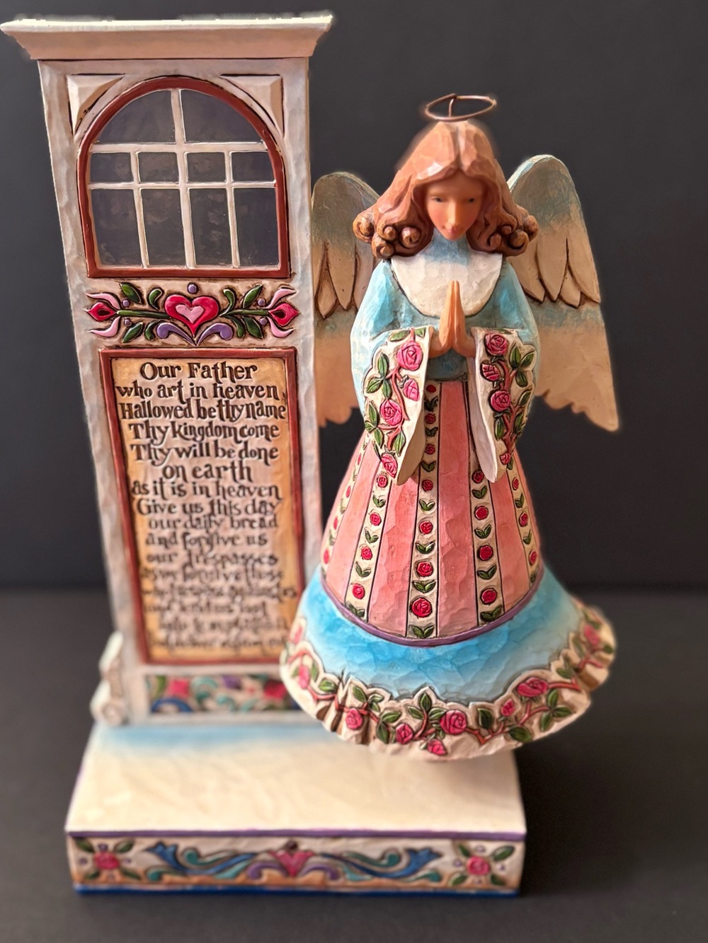 Jim Shore 2006 Heartwood Creek "The Lord’s Prayer" Angel Figurine 4007759